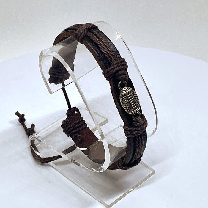 Leather Sports Bracelet
