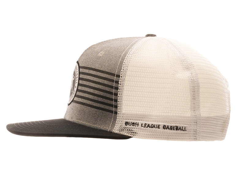 Snapback Hat - Classic Grey Stripes