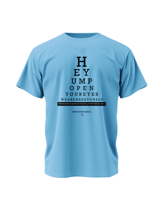 T-Shirt - Umpire Eye Chart - HEY UMP!