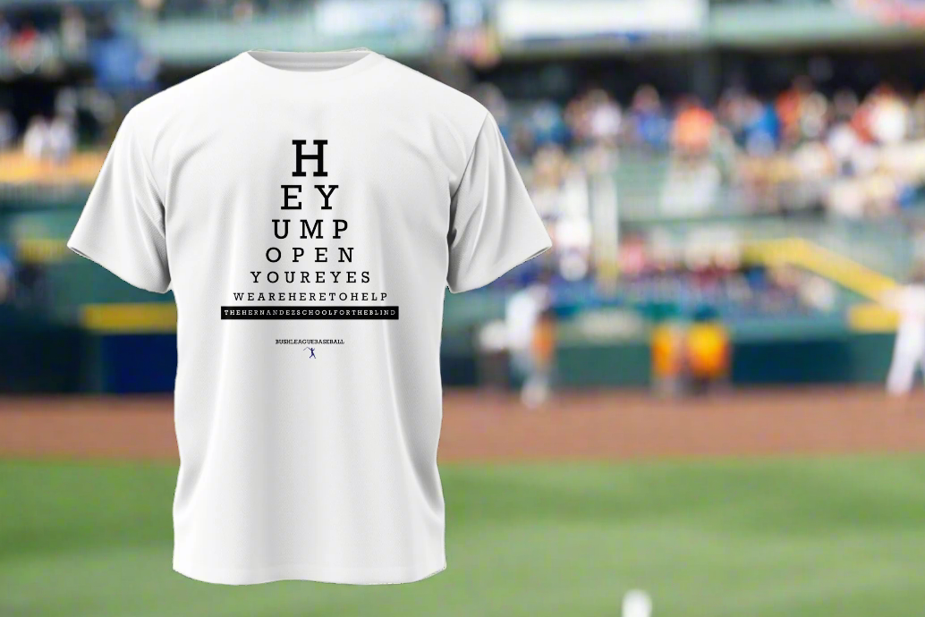 T-Shirt - Umpire Eye Chart - HEY UMP!