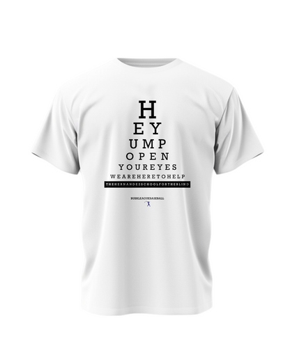 T-Shirt - Umpire Eye Chart - HEY UMP!