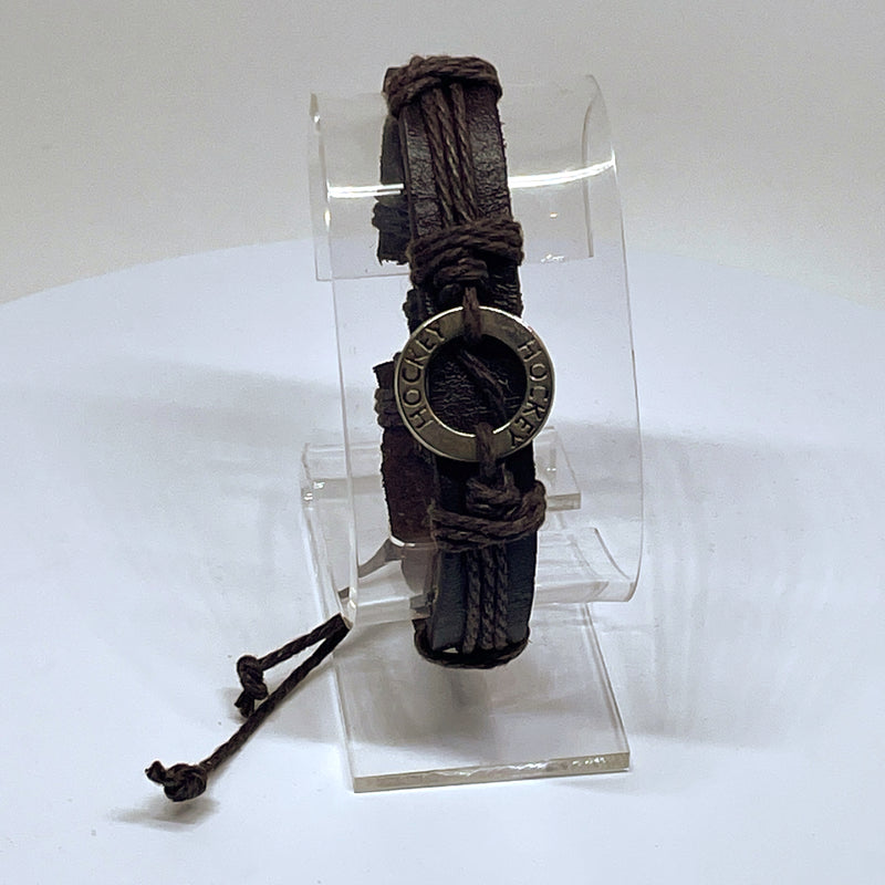 Leather Sports Bracelet