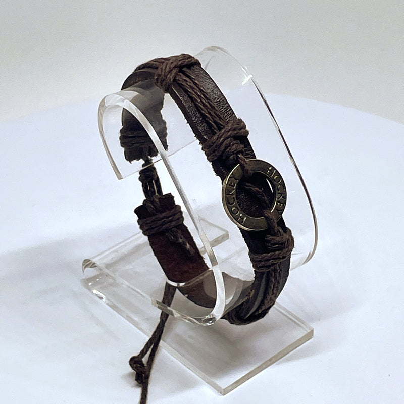 Leather Sports Bracelet