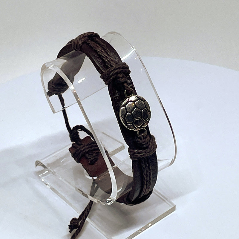 Leather Sports Bracelet