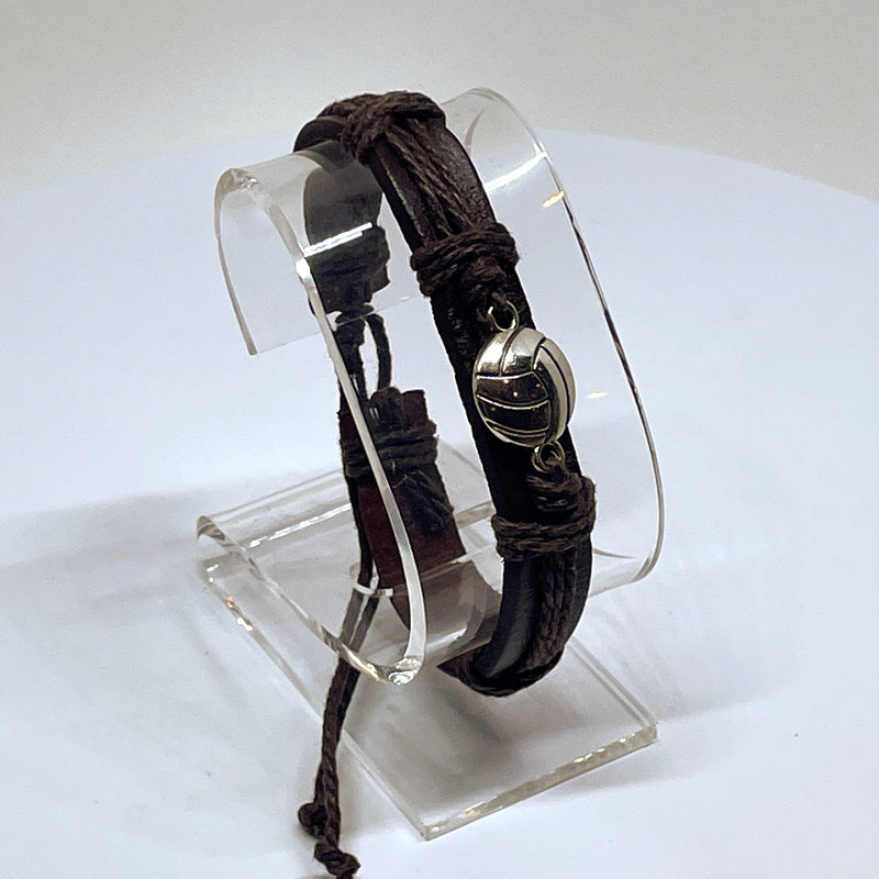 Leather Sports Bracelet