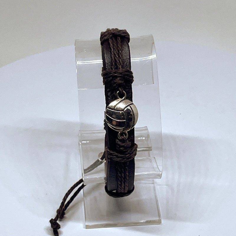 Leather Sports Bracelet