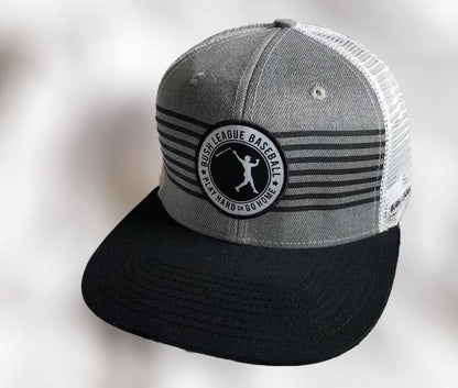 Classic Grey Stripes - Snapback Hat