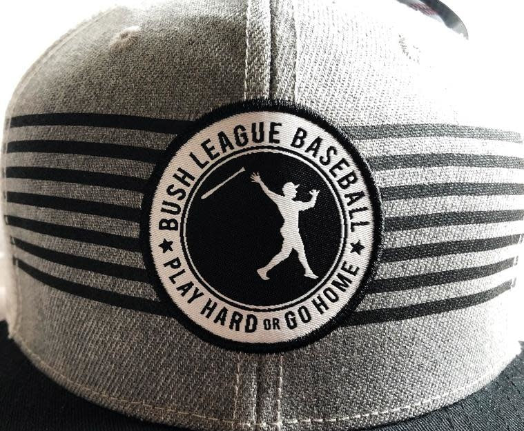 Classic Grey Stripes - Snapback Hat